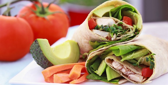 Vegetarian Sandwich Wrap